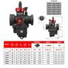 NIBBI Carburetor For 50cc To 350cc 2T 4T Engine PE Flange Motorcycle Carburetors For GY6 YAMAHA JOG SUZUKI HONDA Atv Pitbike