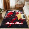 1PC Custom Name Samurai Warrior Art Theme Floor Mat Ideal for Living Room, Game Rooms, Office, Bedroom,Floor Mat Playful Design