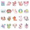 50 Cute Cartoon Cute Axolotl Notes Luggage Water Cup Skateboard Doodle Decorative Stickers