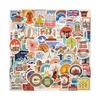 100 Travel Graffiti Stickers Suitcase Car Laptop Skateboard Mobile Phone Waterproof Decorative Stickers