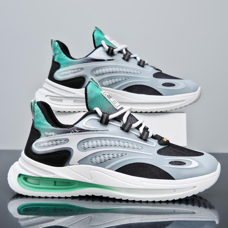 

Чоловіче взуття 2024 нове літнє дихаюче трендове повсякденне сітчасте універсальне спортивне взуття студентська платформа збільшення висоти кросівки для бігу 44