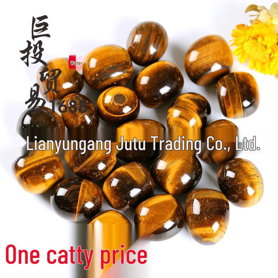 Tiger Eye Crystal Ornament: Large & Small Pieces for Children s Science Exploration