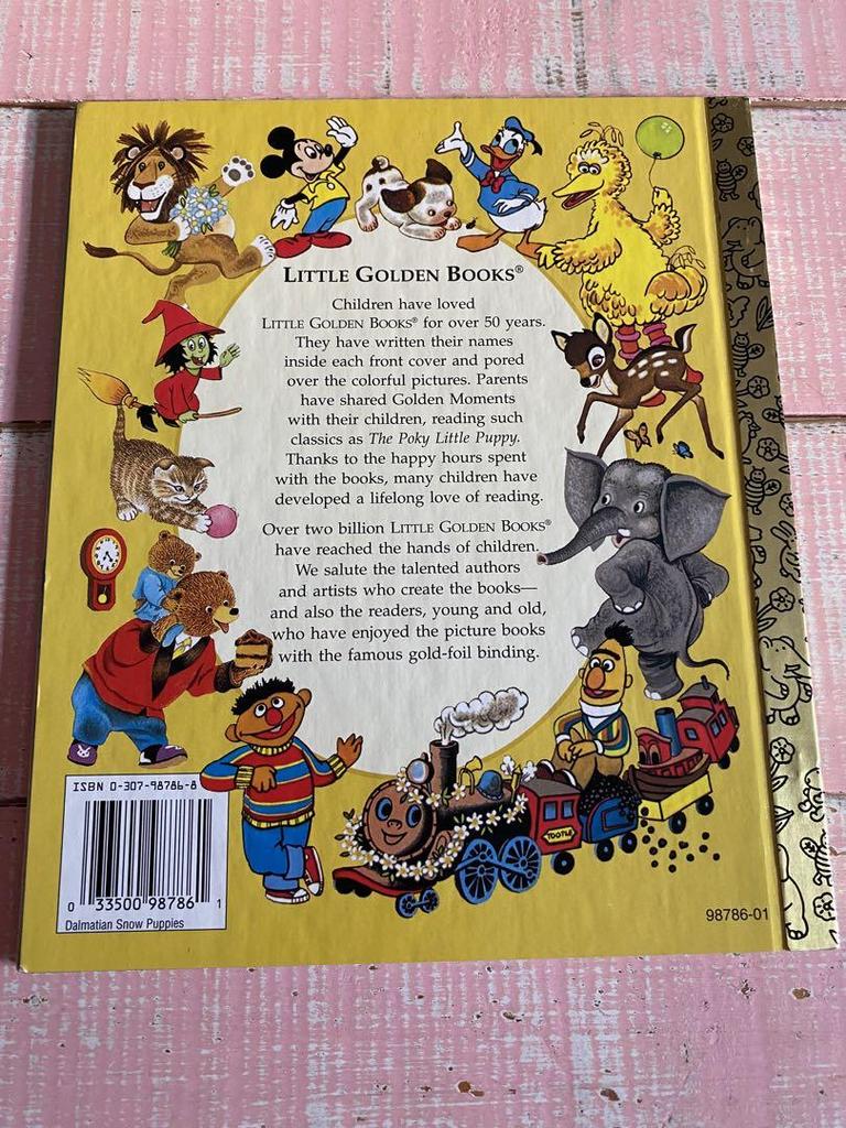 [USED] 101DALMATIANS Snow Puppies GOLDEN BOOKS