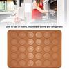 Round Macaron Sheet Silicone Macaron Mat for Microwave Ovens and Refrigerators