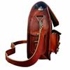 Laptop Briefcase Bag Soft Leather Vintage Messenger Shoulder Men Satchel