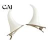 Small Horn Clips for Photoshoots 2Pcs Halloween Evil Hair Clips, Horror Demon Goth Ear Cosplay Headwear Women Hairpins, Barrettes Accessories