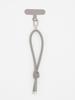 Woven Leather Pendant Keyring & Bag Accessory