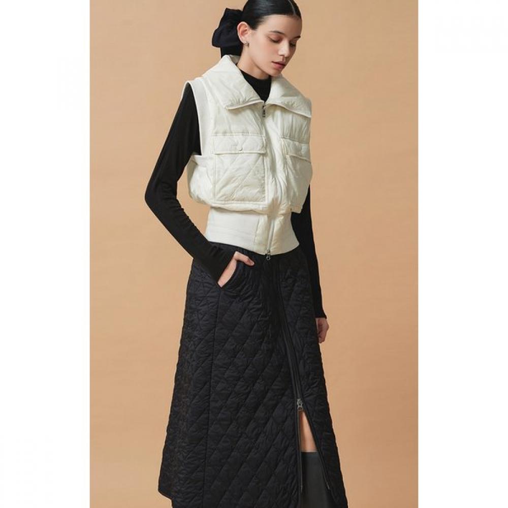 Huit Goose Down Vest With Out Pocket Htwpd5l01t