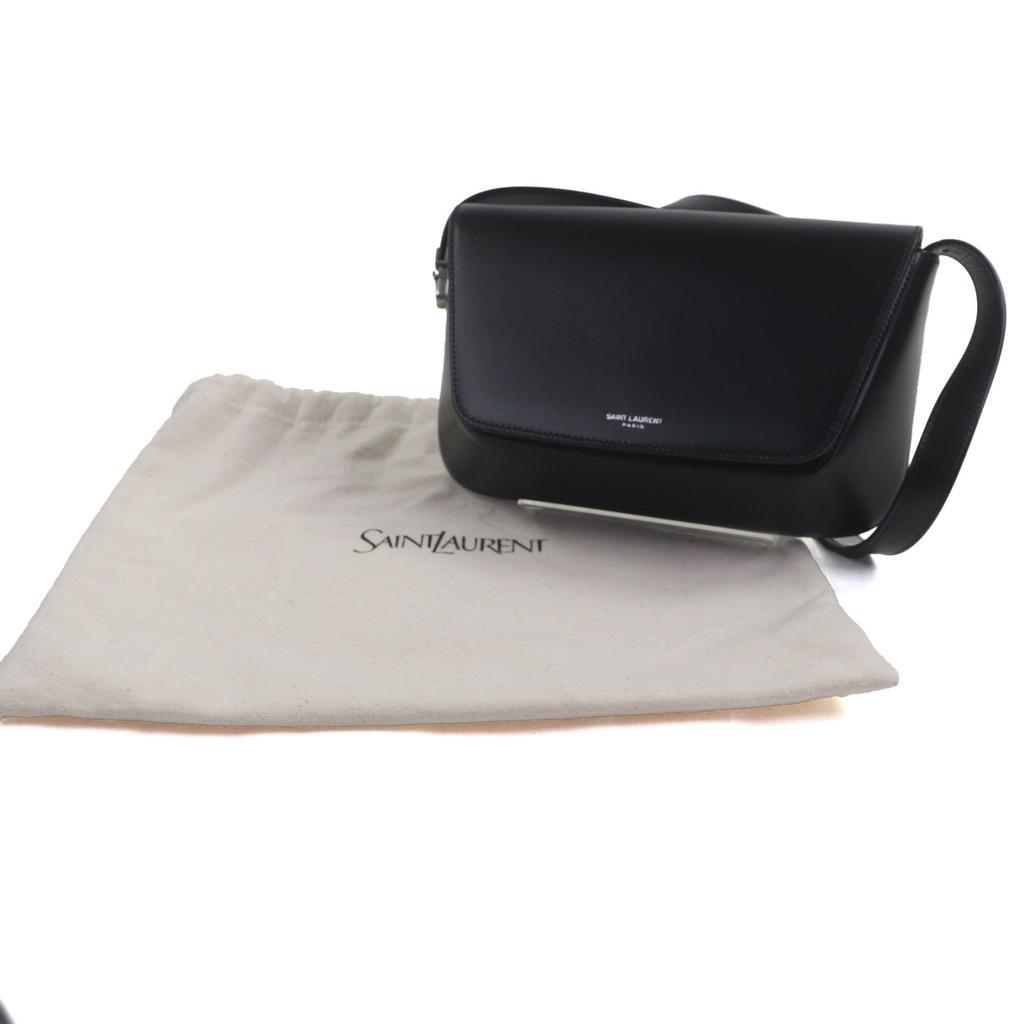 Great SAINT LAURENT PARIS Shoulder Bag Small Crossbody Smooth Rubbed 821003 Used