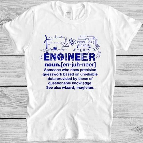 Engineer T Shirt Funny Slogan Joke Cool Saying Sarcastic Wizard Gift Tee M94 XXL