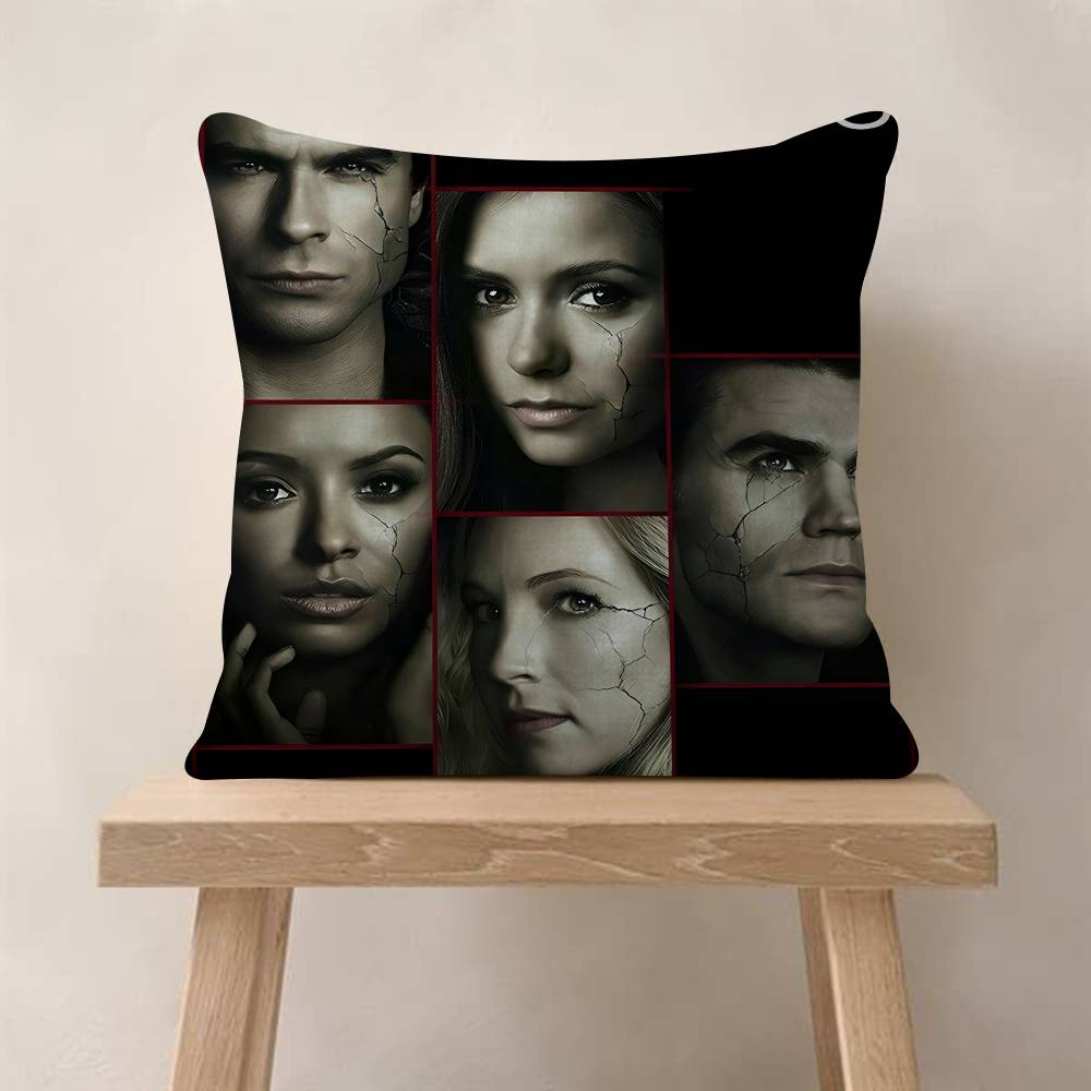 The VVampire Diaries Pillowcase Toon Gift Cushion Cover Bedroom Home Sofa Chair Seat Decor Pillow Case