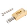 Musiclily Ultra Style Tremolo Bridge Saddles for Stratocaster Electric Gold of 10.5mm Guitars, (Set 6)