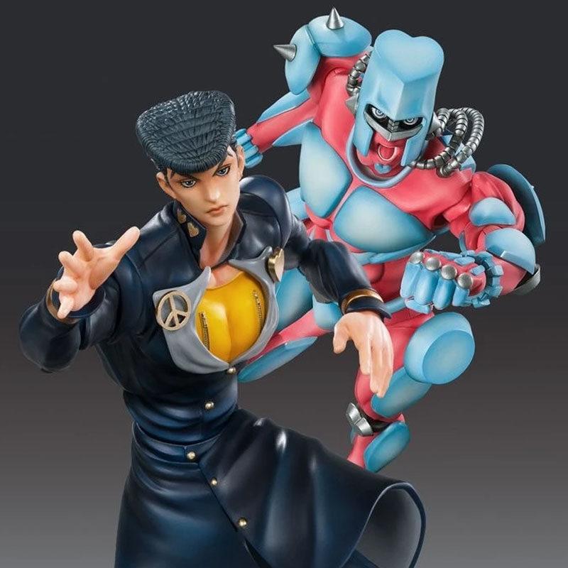 Jojo'S Bizarre Adventure Josuke Higashikata & Crazy Diamond Movable Super Action Figure Statue Collectible Toys Model Kit Gift