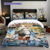 Companions Azure Threepiece Set 1 Duvet Cover 2 Pillowcase Without Core Gift Bedding Set Duvet Cover And Pillowcase Decorative Down Comforter