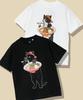 go slow caravan 341914USA/C Chinese Noodle Cat Tee Black L