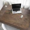 Elegant Decorative Desk Pad Wooden Top With Leaves 120X60 Cm