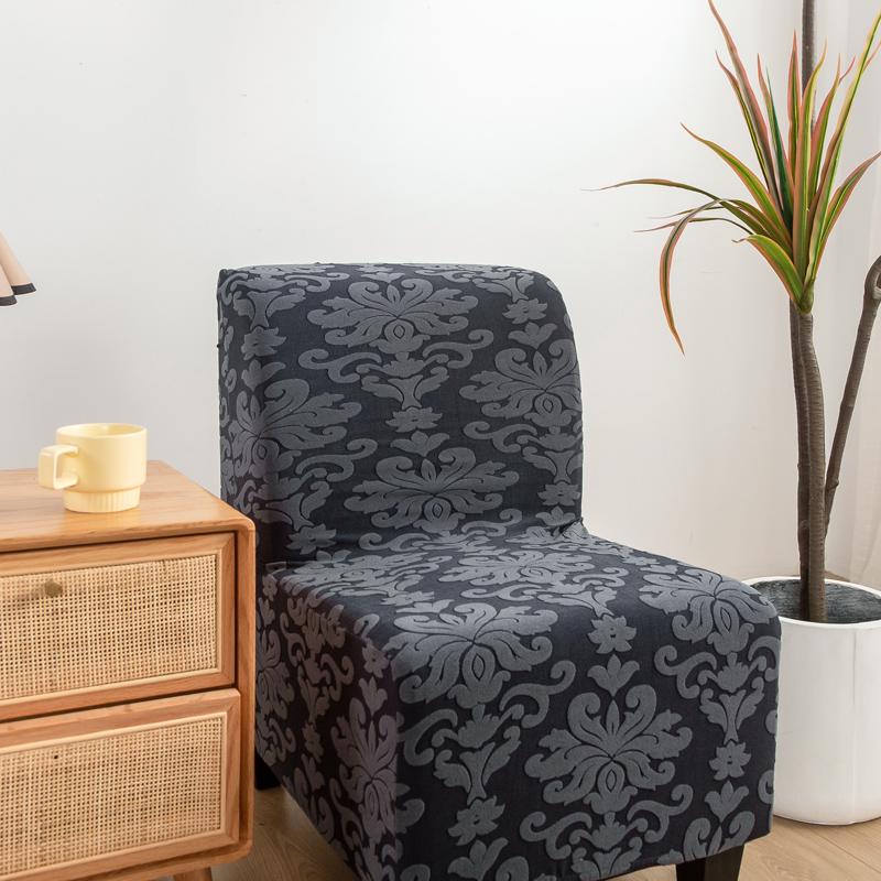 Armless Chair Furniture Slipcovers Repellent Accent Dining Chair Cover Armless Slipper Protector Removable Slipcover Used For Living Home Hotel