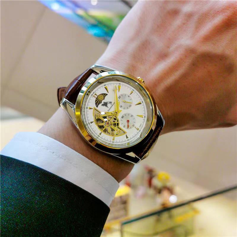 Duke of Lorraine Skeleton Mechanical Watch: Multi-Function, Luminous, Waterproof, Casual Business Steel Band