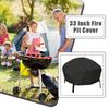 For Outdoor In Harsh Weather Cover High-density Waterproof Oxford Cloth Fire Pit Cover Dur-able Lightweight Easy To Pack Cover