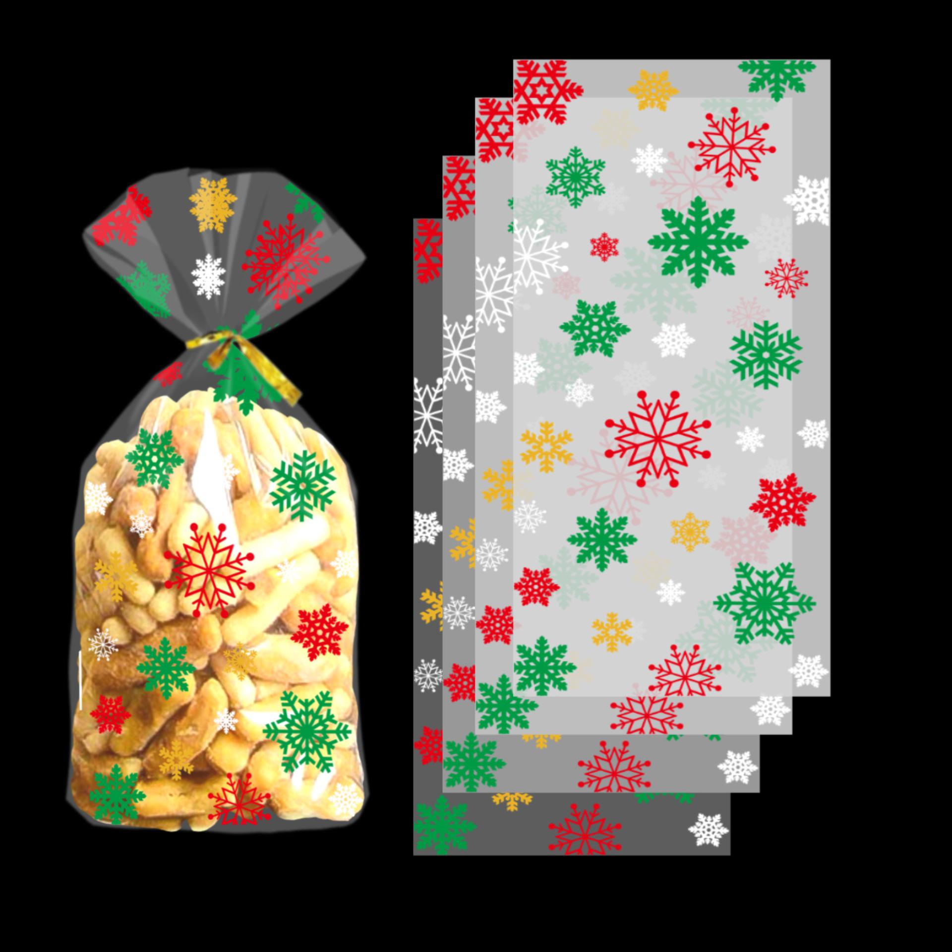

2025 Snowflake Candy OPP Bags: Transparent, Food-Grade Bags for Parties, Snacks, and Biscuits