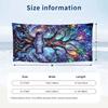 Forest Creatures Night Theme Quick Dry Beach Towel Custom Name Text Print Large Sand Resistant Towel Beach Vacation