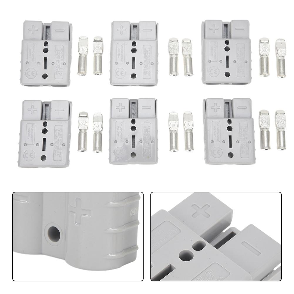 Heavy Duty 6AWG Connectors for Anderson Style Plugs for Solar Caravans