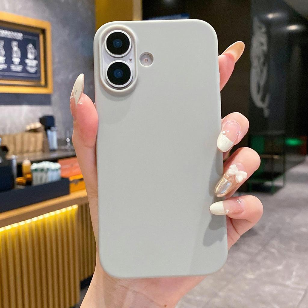 Für iPhone 16 TPU Handyhülle Matt Anti-Fingerabdruck Schutzhülle
