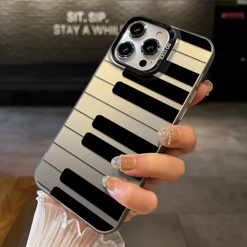 

Black & White Piano Apple iPhone 15 Pro Case - Premium Design Compatibility for 14, 16, & 17 Air. iPhone 16 Pro Max