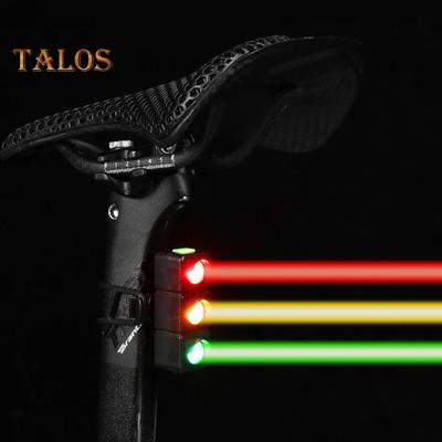 Zadné svetlo na bicykel, 3 farby, LED, vodotesné, dobíjacie, MTB, cestný horský bicykel, zadné ľahké, nočné, výstražné svetlo