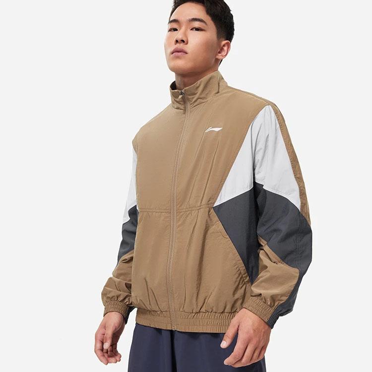 Li Ning Jacket Men's Light Chestnut Brown AFDT385-7