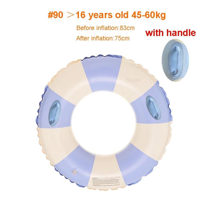 Donut Swimming Ring Inflatable Pool Float for Teen Kids Swimming Circle Baby Swim Tube Water Play Swimming Pool Toys