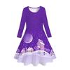 Girls' 3D Halloween Dress Long Sleeve Summer Spring Vacation Daily Holiday Princess Beautiful Sweet Kids 4-12 Years Casual Dress A Line Dress