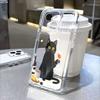 Schwarze Katze mit Wein Käse Transparente weiche TPU Handyhülle für Xiaomi Redmi Note 15 14 13 12 11 10 9 Pro Plus 4G 5G Weiche Abdeckung