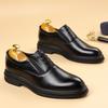 Herren Übergröße Slipper Business Formal Lederschuhe - Britischer Stil, Herbst Hochzeitsedition