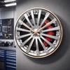 Contemporary Round Silent Acrylic Clock, Suitable for Living Room, Bedroom, Classroom, Office,
