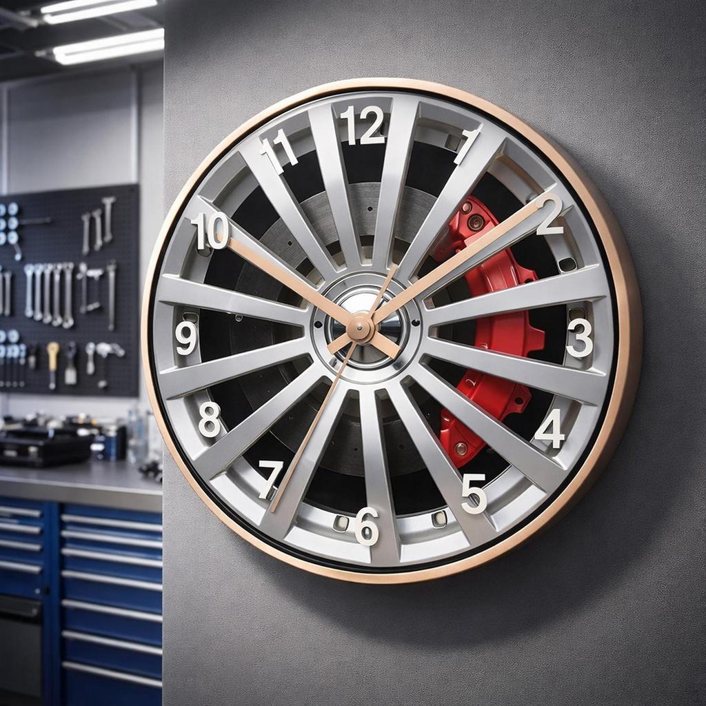 Contemporary Round Silent Acrylic Clock, Suitable for Living Room, Bedroom, Classroom, Office,