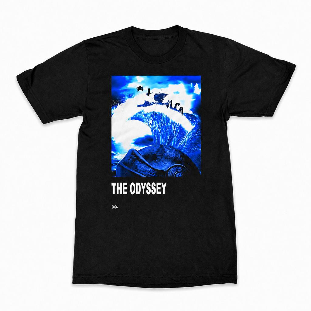 The Odyssey 2026 Christopher Nolan Printed Pure Cotton Shortsleeved TShirt Unisexs Clothing Unisexs Summer T Shirt Streetwear