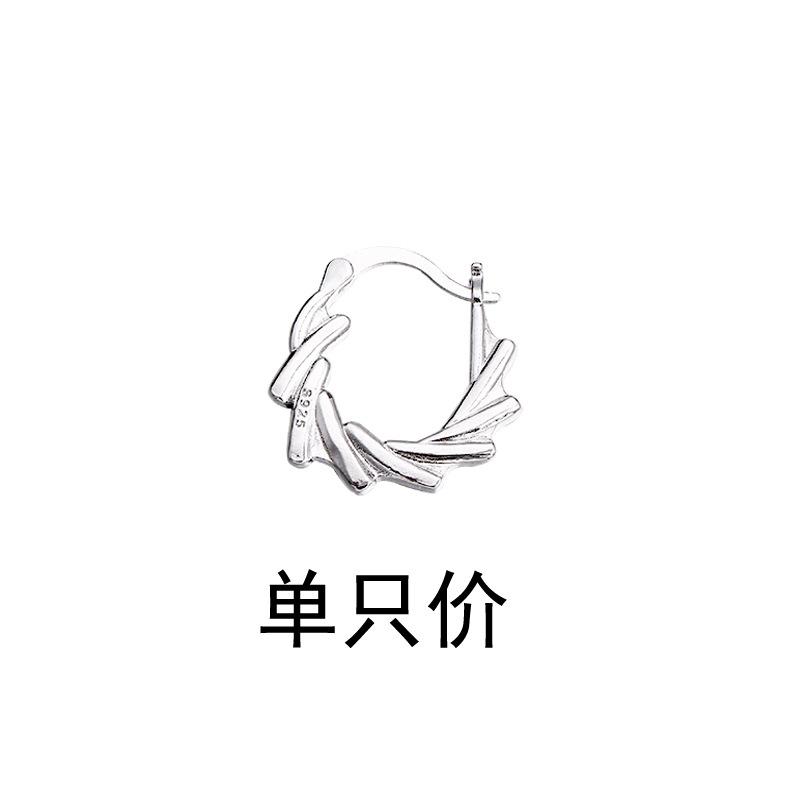 Design Sense Whirlwind Unique Earrings Personalized Design Fashionable Baroque Rotating Ear Buckle Cross-Border Hot-Selling Women