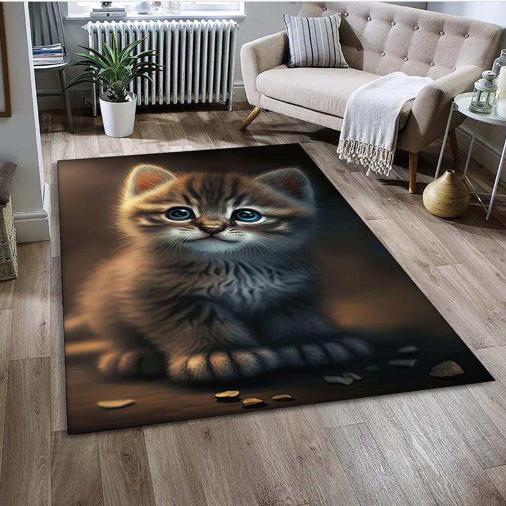 27 Style Cartoon Cute Calico Cat,Persian Cat,Ragdoll Carpet Rug for Home Living Room Bedroom Sofa Doormat Decor,kid Non-slip