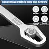 8 To 22mm Socket Wrench Double-ended Tightening Socket Spanner Self Tightening Wrench For Automotive Home Motorcycle Bicycle