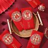6PCS Chinese Style New Year Red Envelope Vintage Money Pocket Luck Money Envelopes  Spring Festival