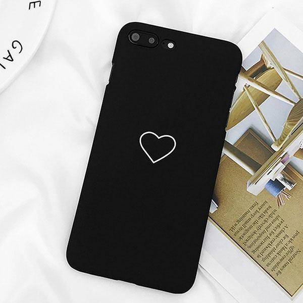 6 7 Iphone 6s Plus 5s Se Couple Painting Love Heart Phone Ultrathin Phone Case