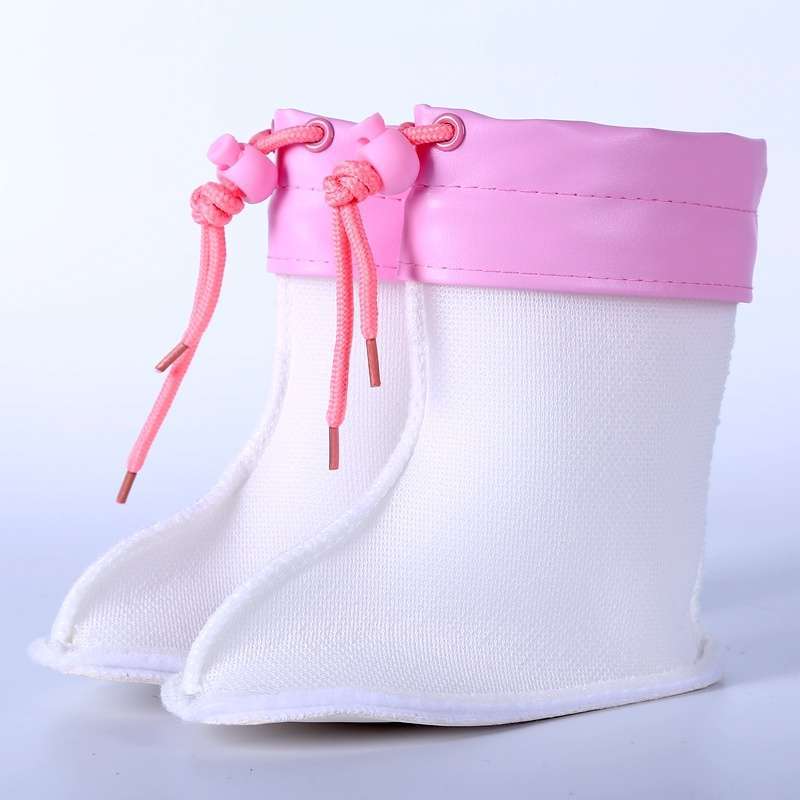 

Модные детские универсальные дождевые сапоги 2025 года с хлопковой нескользящей водной обувью, детские дождевые ботинки, милые мультяшные для мальчиков и девочек, 1~8 лет 18cm inner length (5-6 years old)