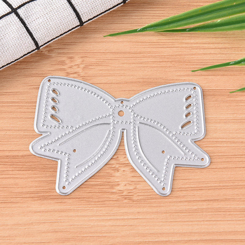 Buy Bowknot Metal DIY Cutting Dies Stencil Scrapbook Album Paper Card ...