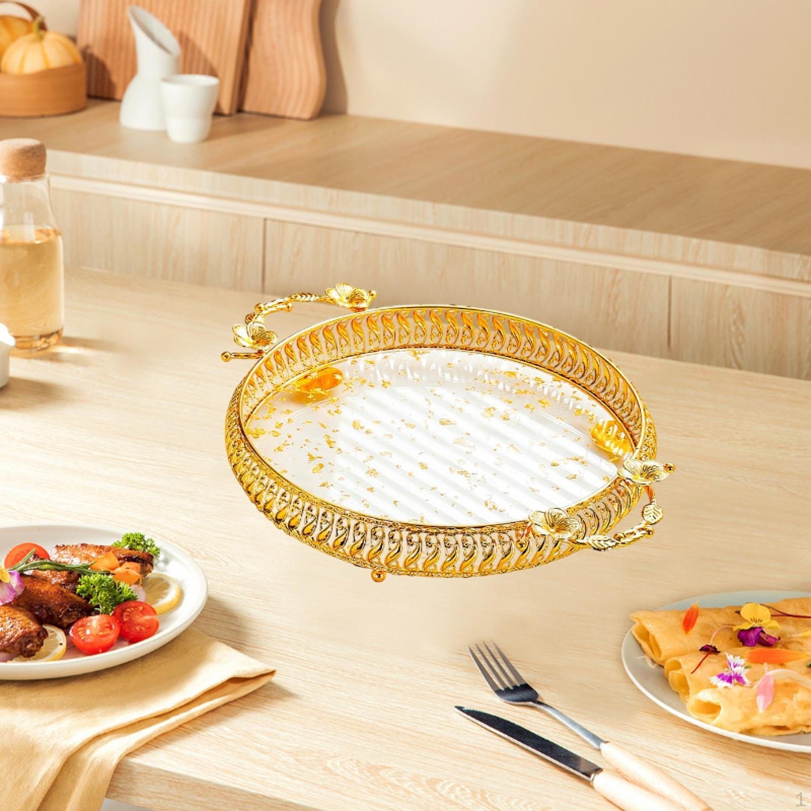 

Подставка для торта, декоративная тарелка для кексов, конфет, десертов, закусок, сервировочное блюдо M