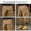 Jeep Men's Loose Fit Pure Cotton Jogger Workwear Pants