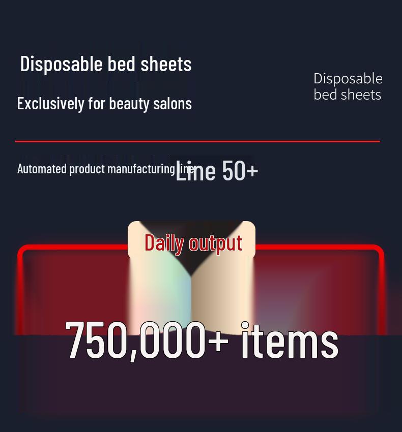 Disposable Waterproof & Oil-proof Beauty Bed Sheets with Hole - 100-Pack