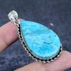 Natural Tibetan Turquoise 925 Sterling Silver Jewelry Pendant 2.29" O1L31