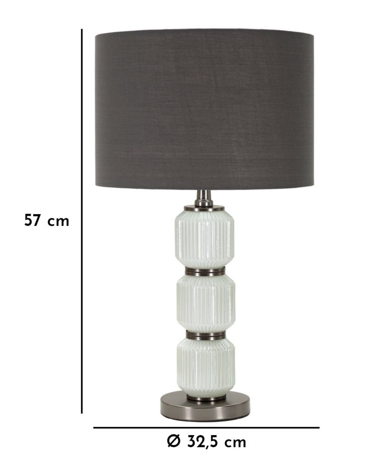 Table Lamp Bright Three Cm Ø 32,5X57