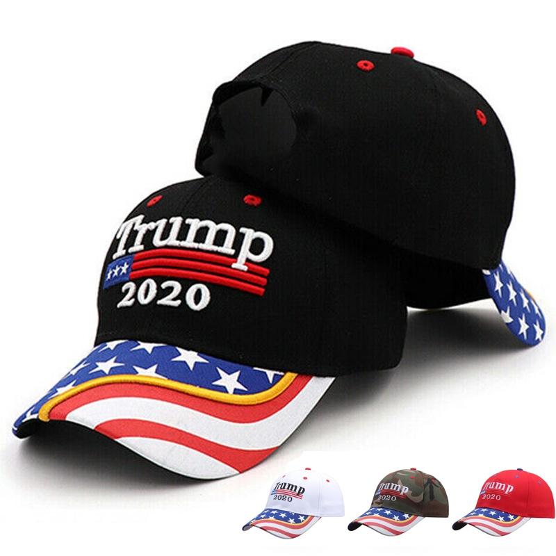 Trump President Donald 2020 Hat Usa Flag Make America Great Again Baseball Cap